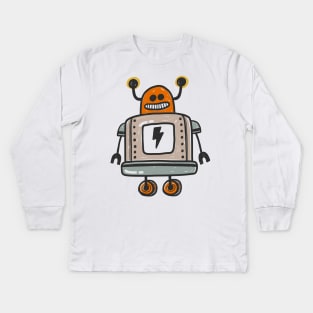 Super Robot Number 2 Kids Long Sleeve T-Shirt
